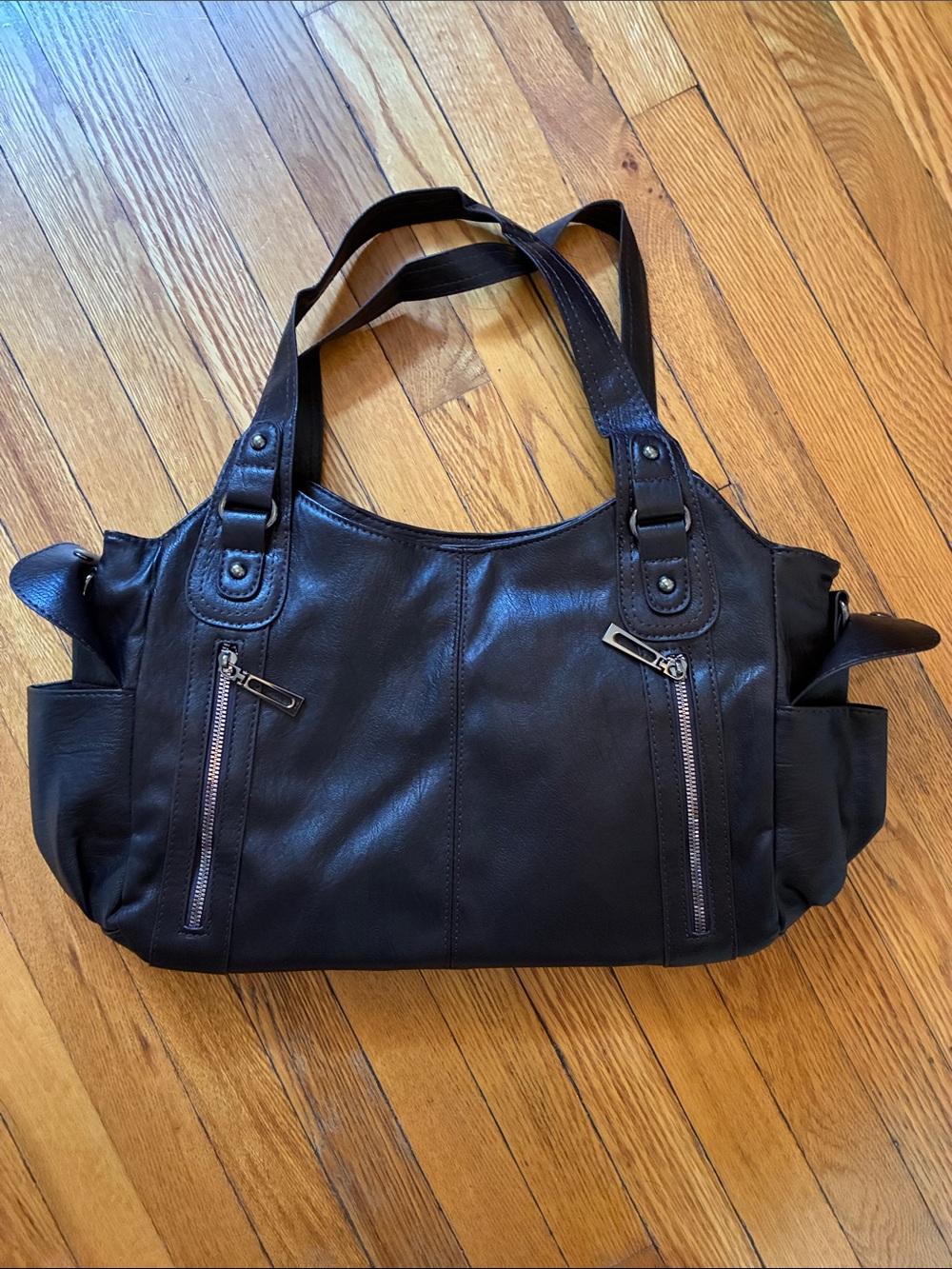 NWT Classic Dark Brown Tote Bag - Versatile Everyday Shoulder Bag